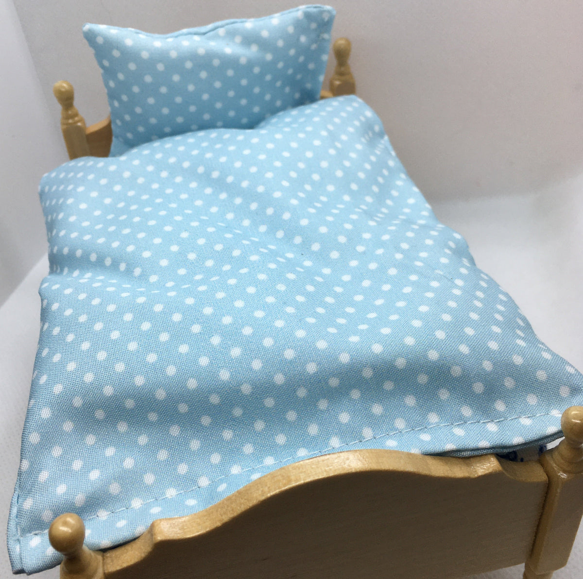 Dolls House Blue Polka dot Duvet Set - TW012